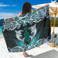 New Zealand Kotiate Weapon Sarong Aotearoa Mango Paua Shell Maori Pattern