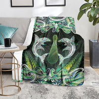 New Zealand Mere Pounamu Weapon Blanket Aotearoa Mango Paua Shell Maori Pattern