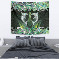 New Zealand Mere Pounamu Weapon Tapestry Aotearoa Mango Paua Shell Maori Pattern