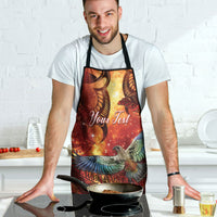 New Zealand Kea Bird Matariki Personalised Apron Silver Fern Maori Pattern LT22 - Polynesian Pride