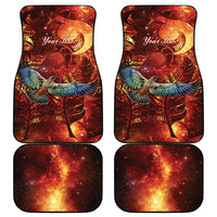 New Zealand Kea Bird Matariki Personalised Car Mats Silver Fern Maori Pattern LT22 - Polynesian Pride