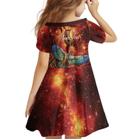 New Zealand Kea Bird Matariki Personalised Family Matching Summer Maxi Dress and Hawaiian Shirt Silver Fern Maori Pattern