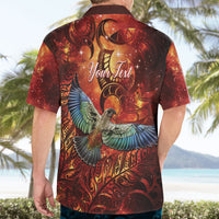 New Zealand Kea Bird Matariki Personalised Hawaiian Shirt Silver Fern Maori Pattern LT22 - Polynesian Pride