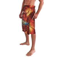 New Zealand Kea Bird Matariki Personalised Lavalava Silver Fern Maori Pattern LT22 - Polynesian Pride
