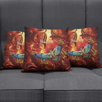 New Zealand Kea Bird Matariki Personalised Pillow Cover Silver Fern Maori Pattern LT22 - Polynesian Pride