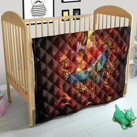 New Zealand Kea Bird Matariki Personalised Quilt Silver Fern Maori Pattern LT22 - Polynesian Pride