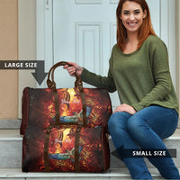 New Zealand Kea Bird Matariki Personalised Travel Bag Silver Fern Maori Pattern