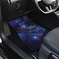 Takahe New Zealand Personalised Car Mats Harakeke Silver Fern Maori Pattern LT22 - Polynesian Pride