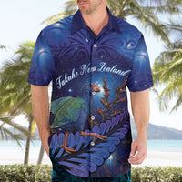 Takahe New Zealand Personalised Hawaiian Shirt Harakeke Silver Fern Maori Pattern LT22 - Polynesian Pride