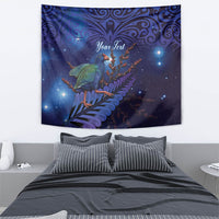 Takahe New Zealand Personalised Tapestry Harakeke Silver Fern Maori Pattern LT22 - Polynesian Pride