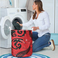New Zealand Matariki Laundry Basket Maori New Year Koru Pattern LT22 - Polynesian Pride