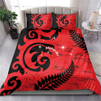 New Zealand Matariki Bedding Set Maori New Year Koru Pattern LT22 - Polynesian Pride