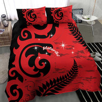 New Zealand Matariki Bedding Set Maori New Year Koru Pattern LT22 - Polynesian Pride