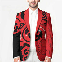 New Zealand Matariki Blazer Maori New Year Koru Pattern LT22 - Polynesian Pride