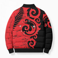 New Zealand Matariki Bomber Puffer Jacket Maori New Year Koru Pattern LT22 - Polynesian Pride