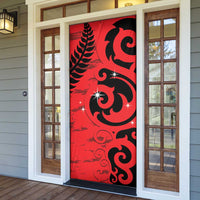 New Zealand Matariki Door Cover Maori New Year Koru Pattern LT22 - Polynesian Pride