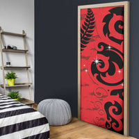 New Zealand Matariki Door Cover Maori New Year Koru Pattern LT22 - Polynesian Pride