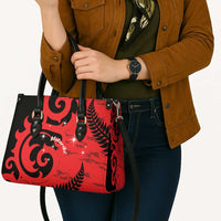 New Zealand Matariki Leather Bag Maori New Year Koru Pattern LT22 - Polynesian Pride