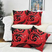 New Zealand Matariki Pillow Cover Maori New Year Koru Pattern LT22 - Polynesian Pride