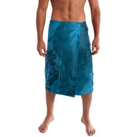 New Zealand Matariki Lavalava Maori Manaia Galaxy Silver Fern Blue Color LT22 Blue - Polynesian Pride