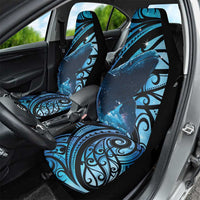 New Zealand Matariki Car Seat Cover Maori Humpback Whale Galaxy LT22 - Polynesian Pride