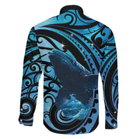 New Zealand Matariki Family Matching Summer Maxi Dress and Hawaiian Shirt Maori Humpback Whale Galaxy