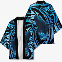 New Zealand Matariki Kimono Maori Humpback Whale Galaxy LT22 - Polynesian Pride