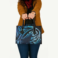 New Zealand Matariki Leather Bag Maori Humpback Whale Galaxy LT22 - Polynesian Pride