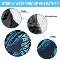 New Zealand Matariki Spare Tire Cover Maori Humpback Whale Galaxy LT22 - Polynesian Pride