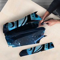 New Zealand Matariki Umbrella Maori Humpback Whale Galaxy LT22 - Polynesian Pride