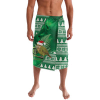 New Zealand Kakapo Christmas In July Lavalava Silver Fern Santa Xmas Green Color