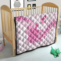 Breast Cancer Awareness Quilt Pink Ribbon Turtle Polynesian Pattern White LT22 - Polynesian Pride