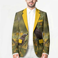 New Zealand Kaka Bird Blazer Kowhai Flower Landscape Style LT22 - Polynesian Pride