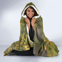 New Zealand Kaka Bird Hooded Blanket Kowhai Flower Landscape Style LT22 - Polynesian Pride