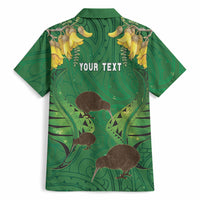 Personalised South Canterbury Anniversary Day Hawaiian Shirt Kiwi Kowhai Silver Fern Maori Pattern LT22 - Polynesian Pride