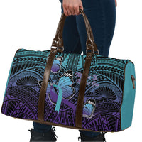 New Zealand Suicide Prevention Month Travel Bag Maori Mauri Tu Mauri Ora Polynesian Pattern LT22 - Polynesian Pride