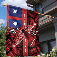 Aotearoa Iwi Ngapuhi Garden Flag Tuhoronuku Kite United Tribes Flag Maori Pattern LT22 - Polynesian Pride