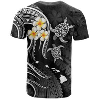 Custom Niihau Hawaii T Shirt Polynesian Tattoo and Pacific Plumeria White Vibe LT9 - Polynesian Pride