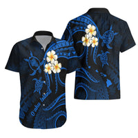 Hawaii Hawaiian Shirt Oahu Islands Pacific Plumeria Blue Vibe LT9 - Polynesian Pride
