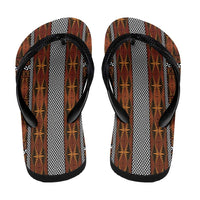 Malo e Lelei Tonga Flip Flops Tongan Ngatu Tapa Cloth - Polynesian Pride