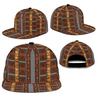 Malo e Lelei Tonga Snapback Cap Tongan Ngatu Tapa Cloth - Polynesian Pride