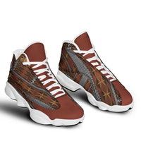 Malo e Lelei Tonga Sneakers J13 Tongan Ngatu Tapa Cloth - Polynesian Pride