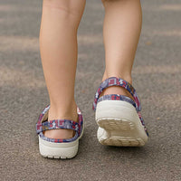 Manuia le Kerisimasi American Samoa Clogs Shoes Pacific Patchwork Xmas Vibes - Polynesian Pride