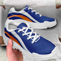 Marshall Islands Chunky Sneakers Flag-Inspired Curve Style LT05 - Polynesian Pride