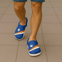 Marshall Islands Clogs Shoes Heritage Palette Flag-Inspired - Polynesian Pride