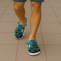 Matariki New Zealand Clogs Shoes NZ Niho Taniwha Maori New Year Cyan Galaxy