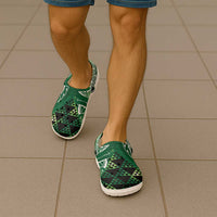 Matariki New Zealand Clogs Shoes NZ Niho Taniwha Maori New Year Green Galaxy