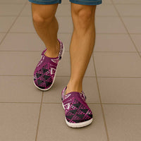 Matariki New Zealand Clogs Shoes NZ Niho Taniwha Maori New Year Pink Galaxy LT14 - Polynesian Pride