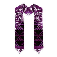 Matariki New Zealand Graduation Stole NZ Niho Taniwha Maori New Year Purple Galaxy