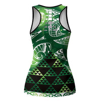 Matariki New Zealand Hollow Tank Top NZ Niho Taniwha Maori New Year Green Galaxy